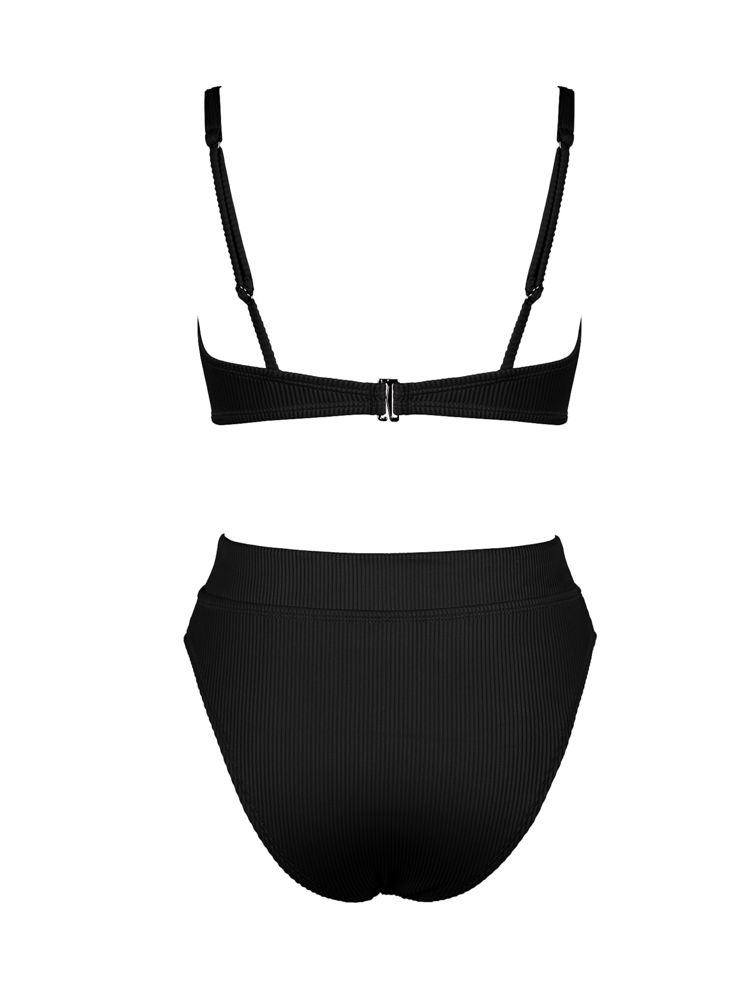 Cupshe Bustier Bikini 'DAA12C5D050AA'‌ in Schwarz