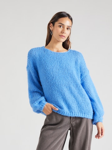 Pull-over 'Nordic' ONLY en bleu : devant