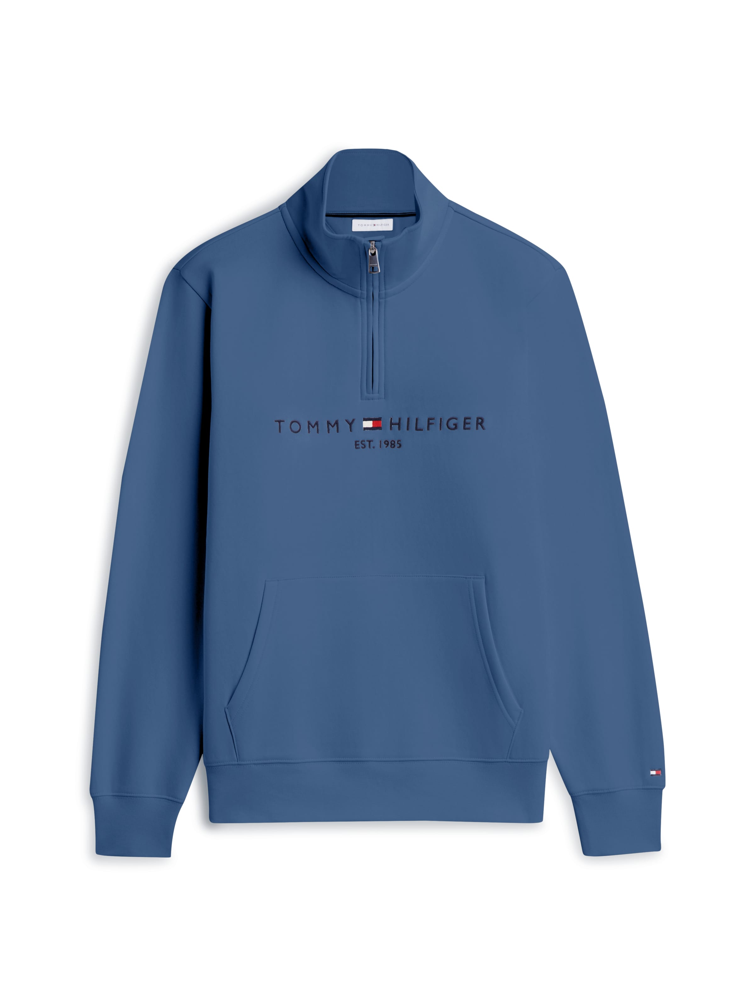 TOMMY HILFIGER Суичър в синьо: отпред