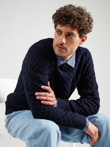 INDICODE JEANS Pullover 'Belinski' i blå