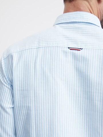 FQ1924 Regular fit Button Up Shirt 'Steven' in Blue