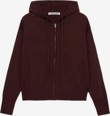 Trussardi Strickjacke in Braun: Vorderseite