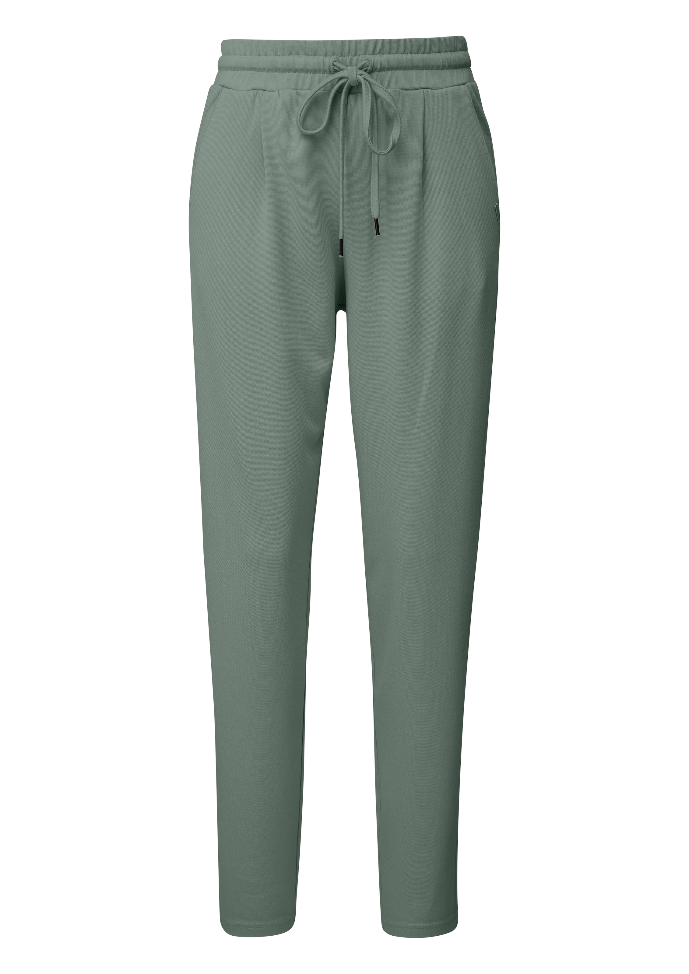 QS Bundfaltenhose in Grün: Vorderseite