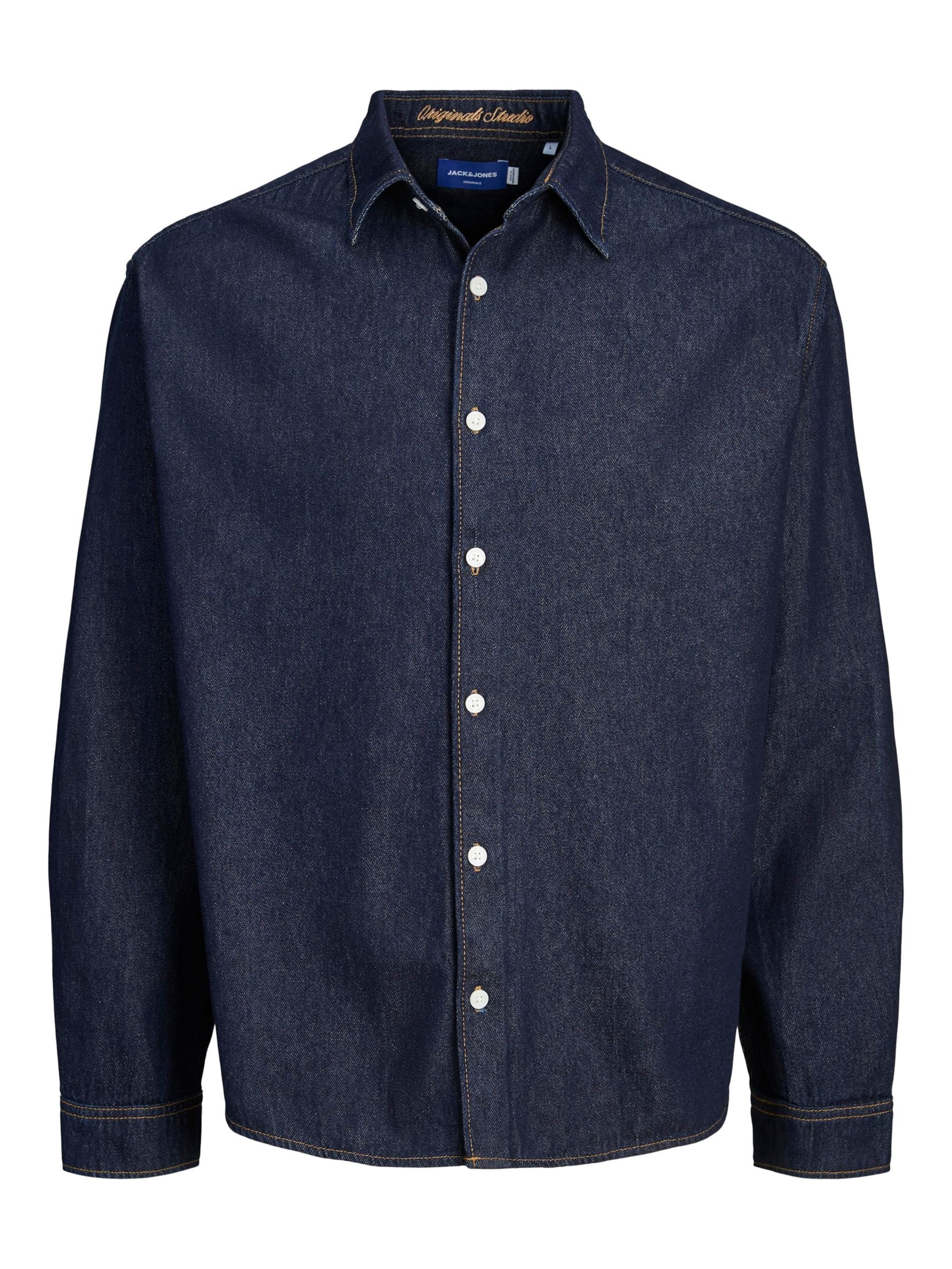 Comfort fit Camicia di Jack & Jones Plus in blu: frontale