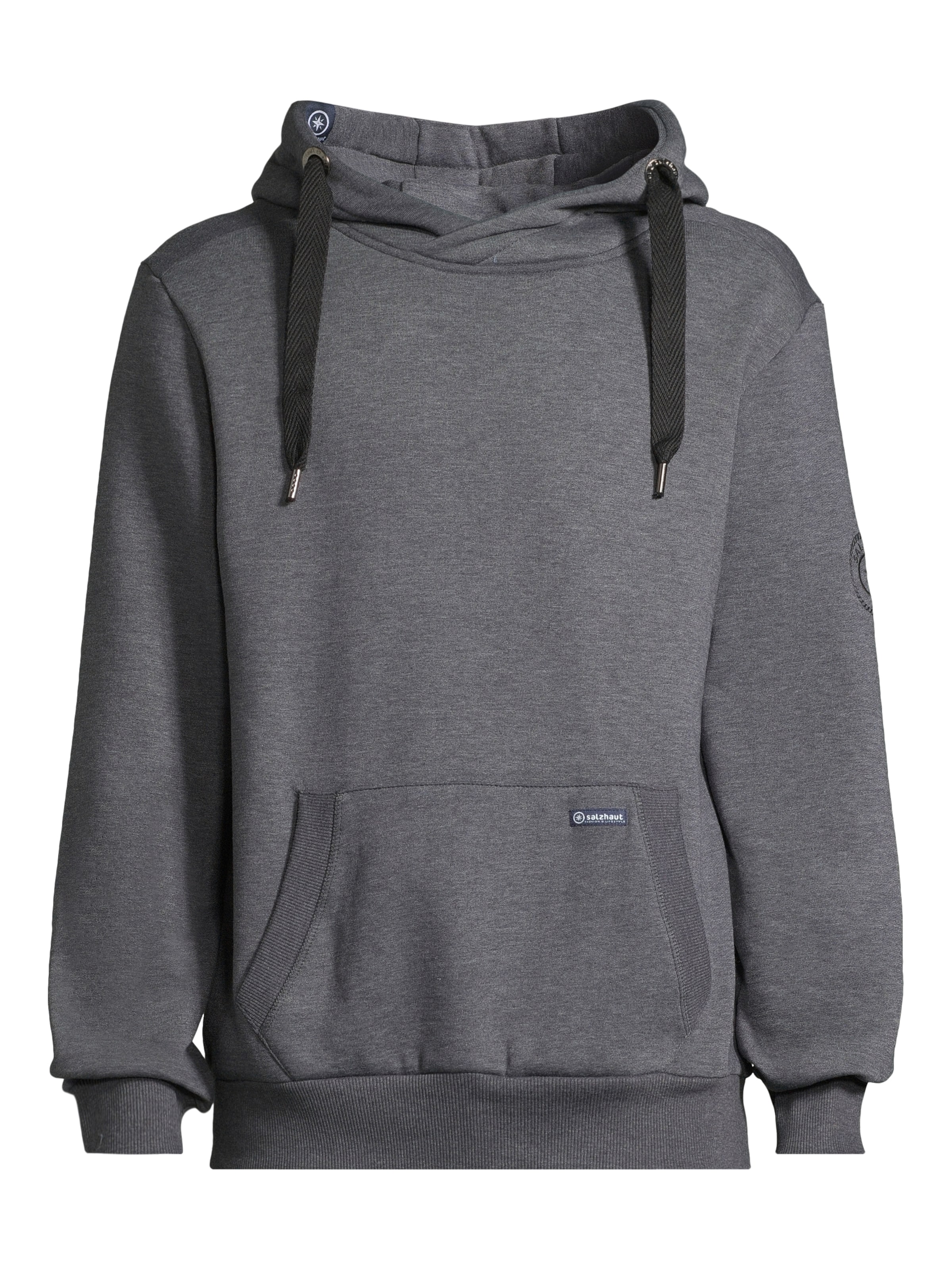 salzhaut Sweatshirt 'HEFF' in Grau: Vorderseite