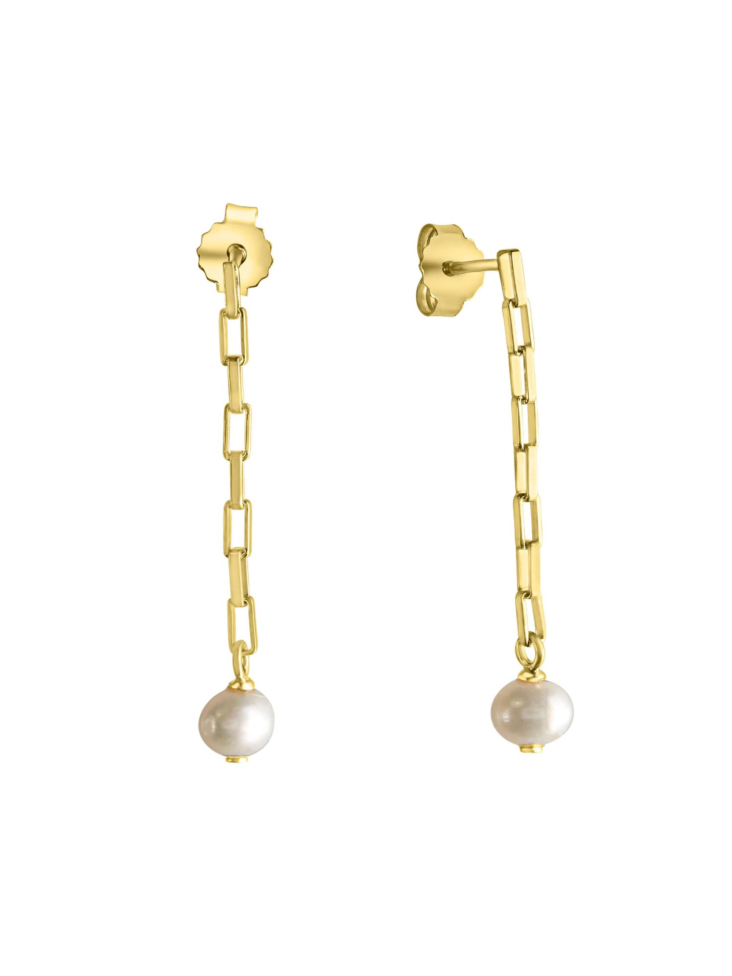 CELESTA Ohrringe in Gold: Vorderseite