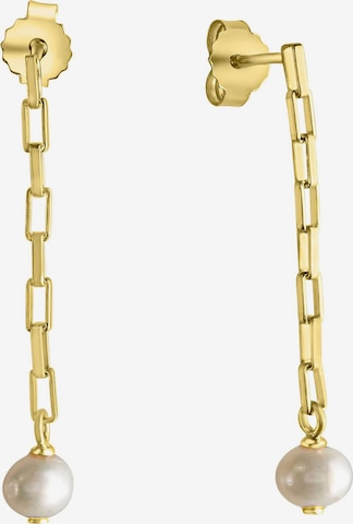 CELESTA Ohrringe in Gold: Vorderseite