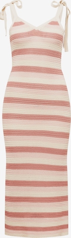 A LOT LESS Knitted dress 'Jasmina' in Pink: front