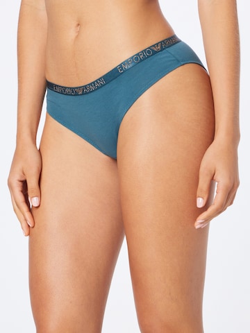 Slip Emporio Armani en bleu : devant