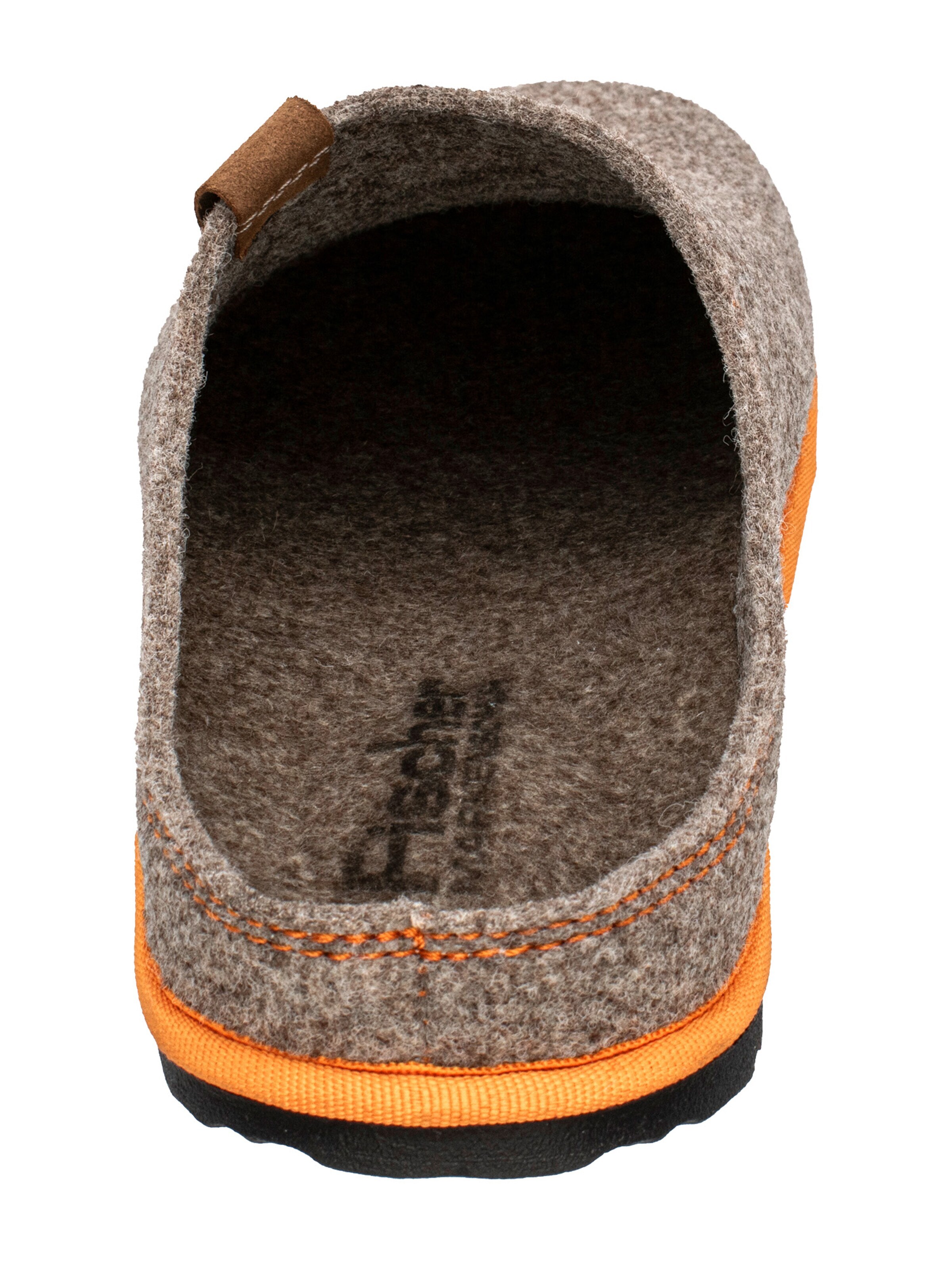 Fischer Markenschuh Slippers 'Helge' in Brown