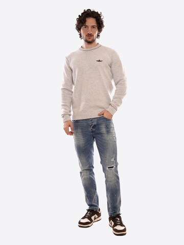 Aeronautica Militare Pullover in Weiß