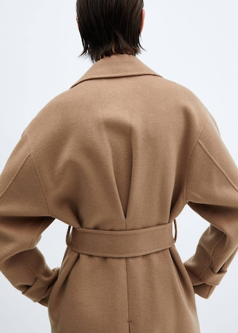 MANGO Between-Seasons Coat 'Verdi' in Brown