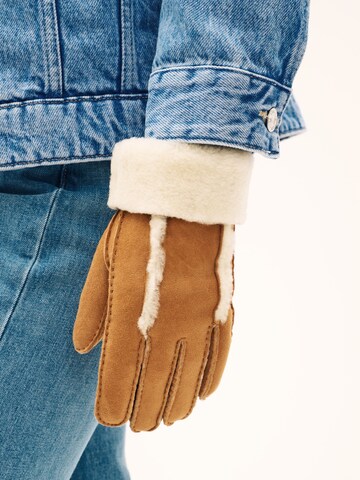 Next Fingerhandschuhe in Braun: Vorderseite
