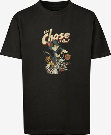 T-Shirt 'Tom And Jerry The Chase Is On' F4NT4STIC en noir : devant