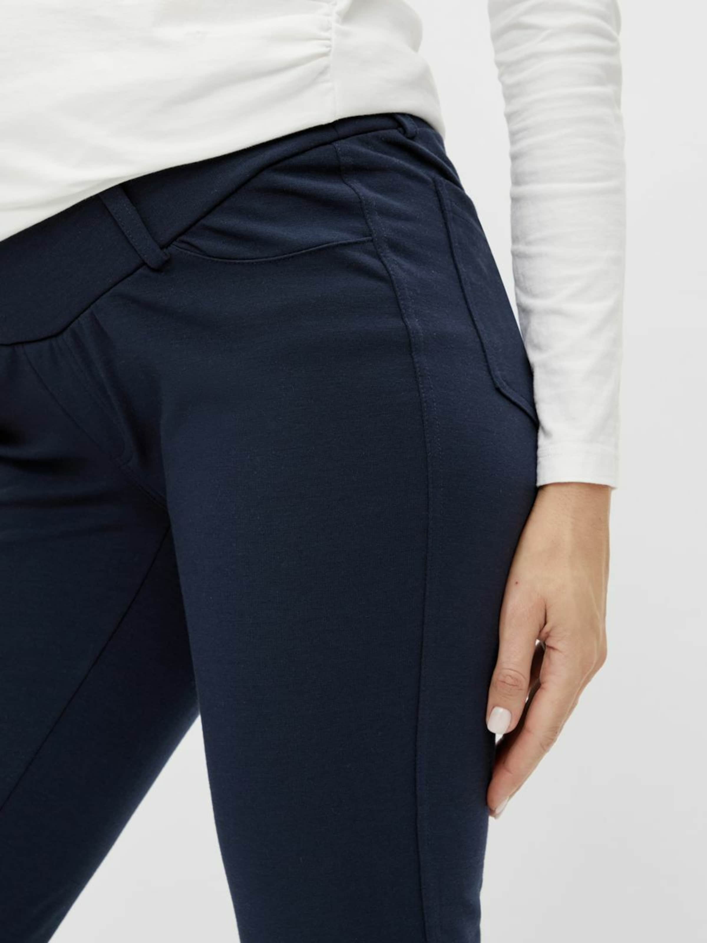 Plus durable Pantalon MAMALICIOUS en Bleu Foncé 