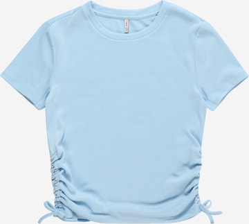 KIDS ONLY Shirt 'AMY' in Blauw: voorkant