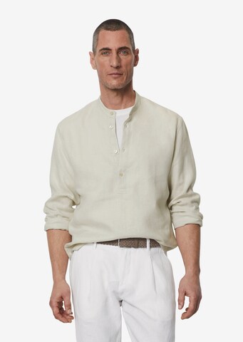 Coupe regular Chemise Marc O'Polo en beige : devant