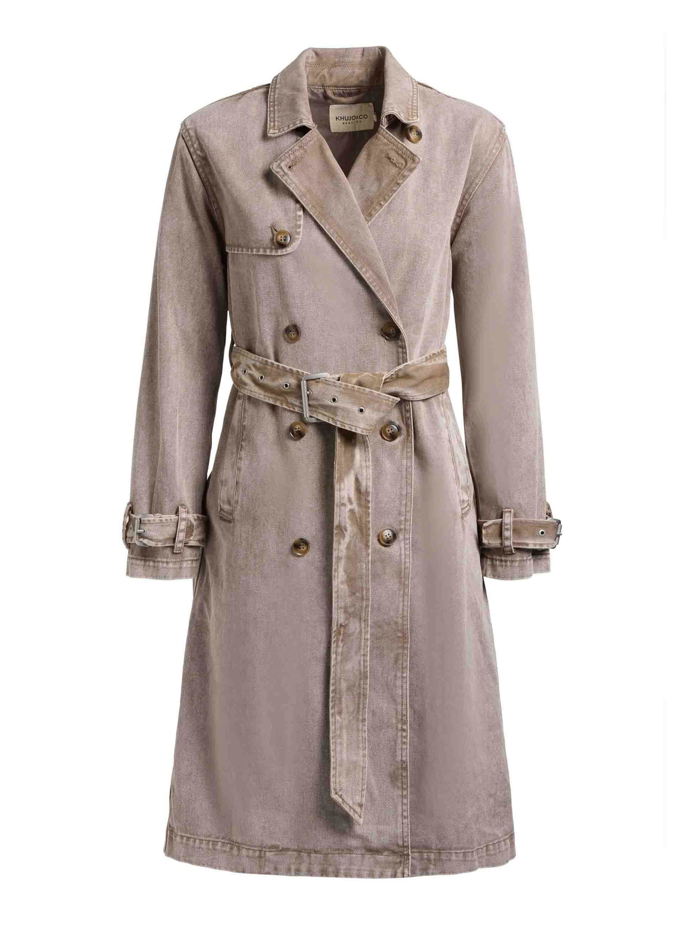 khujo Between-Seasons Coat 'Hera' in Light brown, Item view