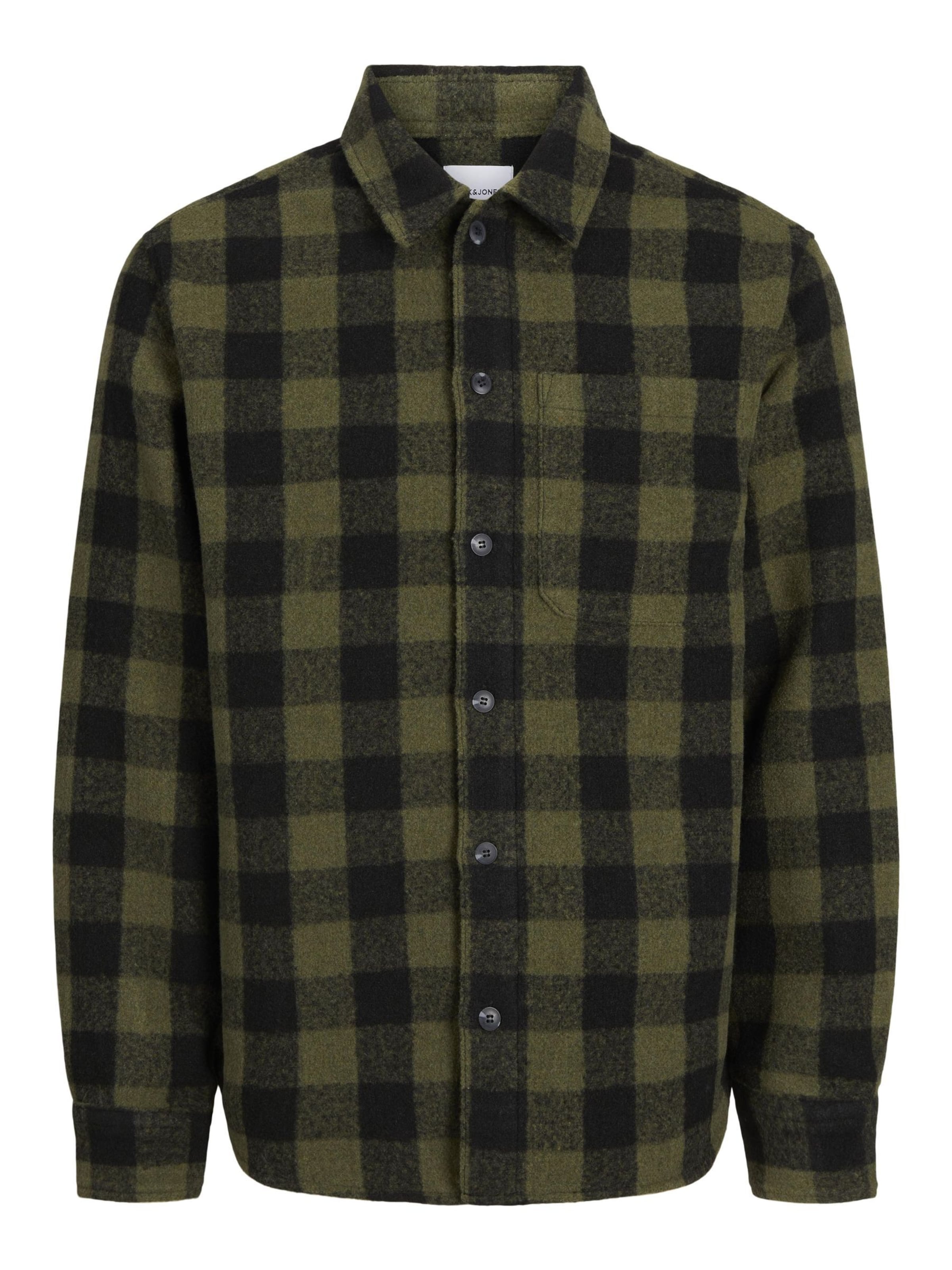 Coupe regular Chemise JACK & JONES en vert : devant
