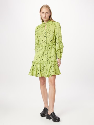 PINKO Платье-рубашка 'PICCADILLY' в Зеленый: спереди