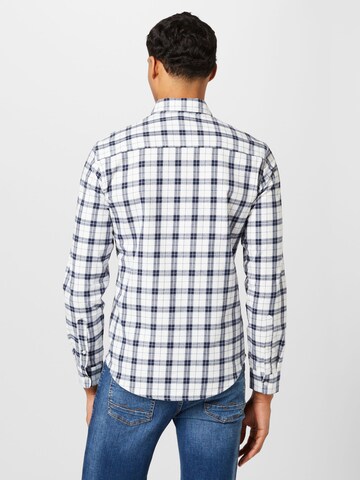 BLEND Regular fit Button Up Shirt in Blue