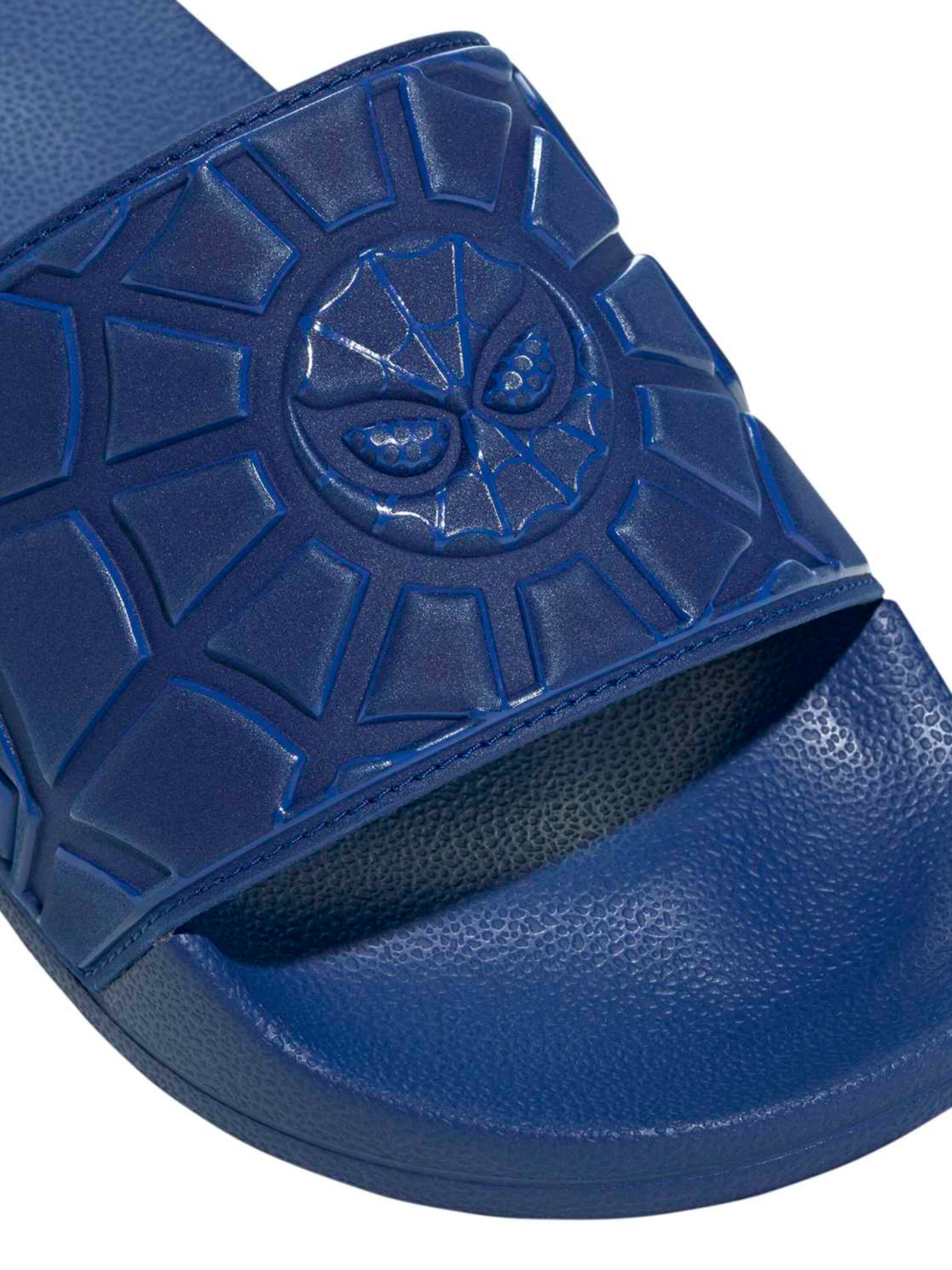 ADIDAS SPORTSWEAR Muiltjes 'Marvel Spider-Man Adilette' in Blauw