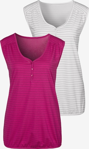 H.I.S Top in Roze: voorkant