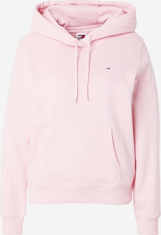 Felpa di Tommy Jeans in rosa: frontale