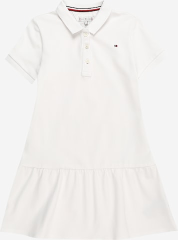 TOMMY HILFIGER - Vestido 'Essential' en blanco: frente