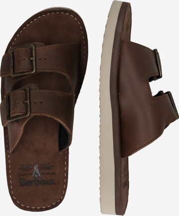 Barbour Mules in Brown