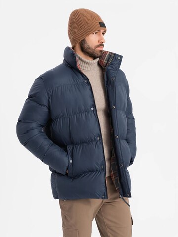 Ombre Winter jacket 'OM-Jahp-0205' in Blue