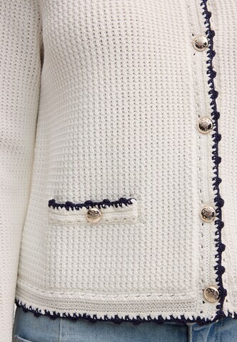 JOOP! Strickjacke 'Kumma' in Weiß