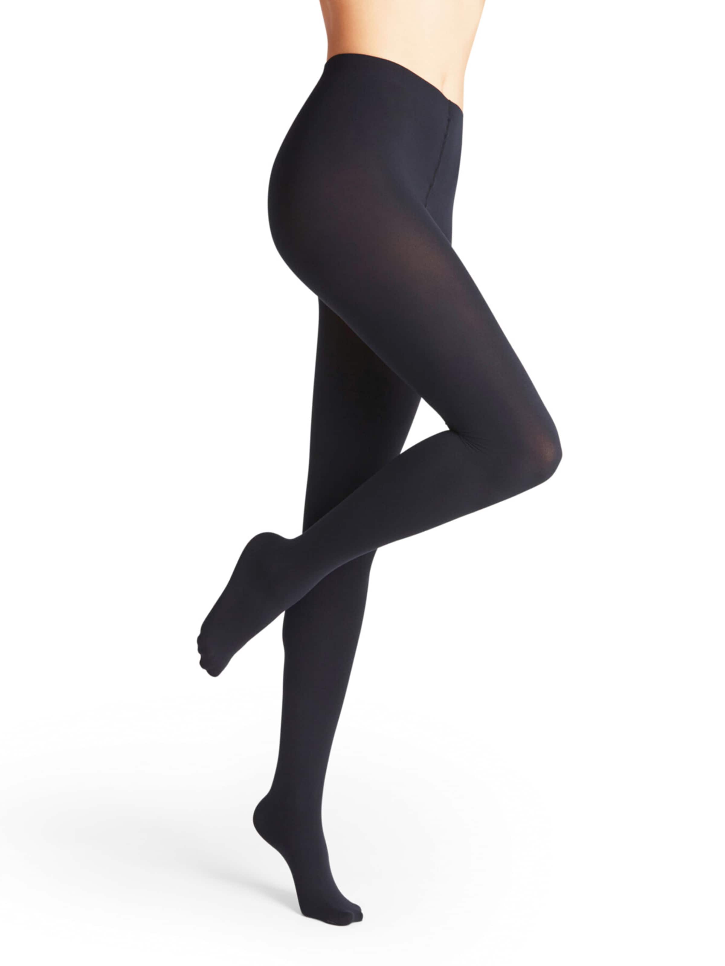 FALKE Fine tights 'Warm Deluxe' in Blue