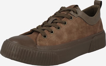 BULLBOXER Sneakers laag in Bruin: voorkant