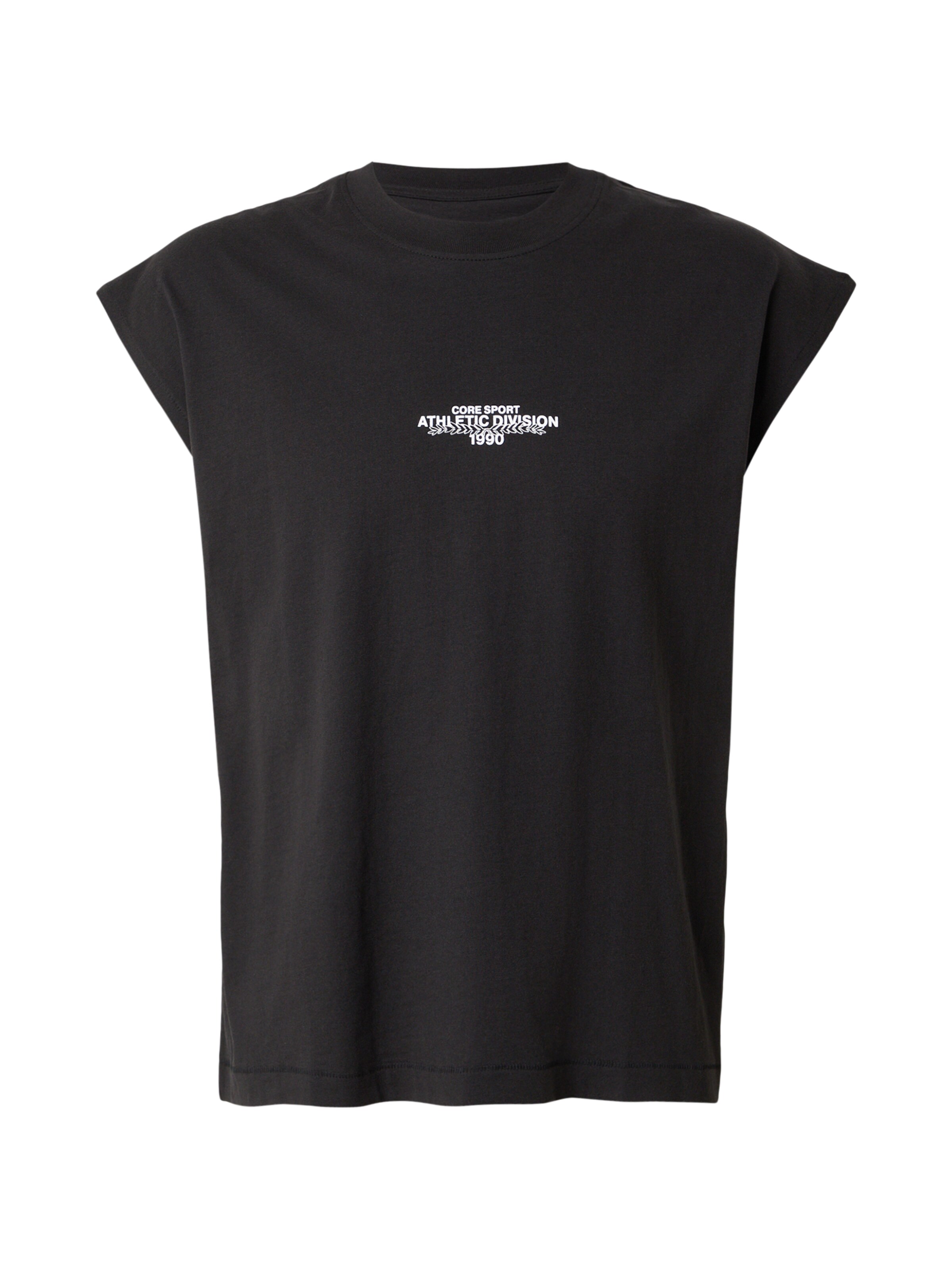 JACK & JONES Camisa 'JCOBREEZE' em preto / branco, Vista do artigo