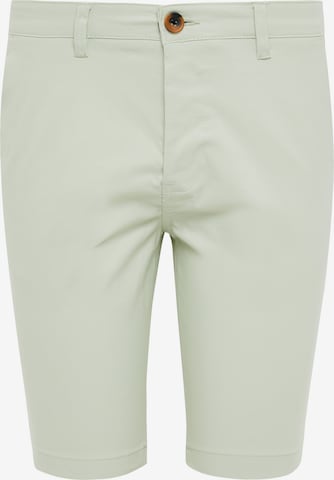 Slimfit Pantaloni chino 'Northsea' di Threadbare in verde: frontale