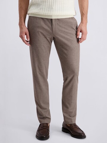 PIERRE CARDIN Slim fit Trousers 'Rick' in Beige: front