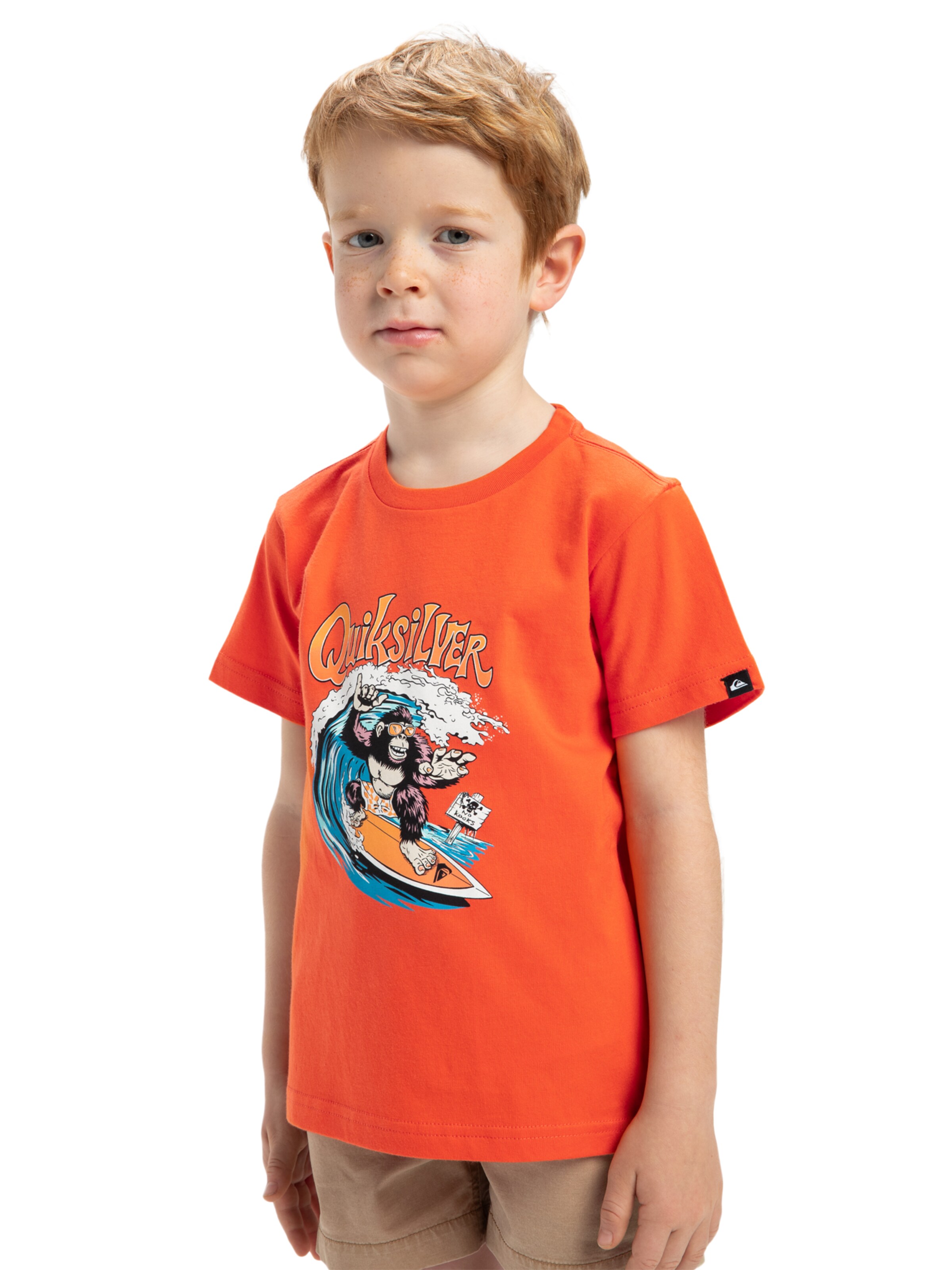 QUIKSILVER Shirt 'Kong Story' in Oranje