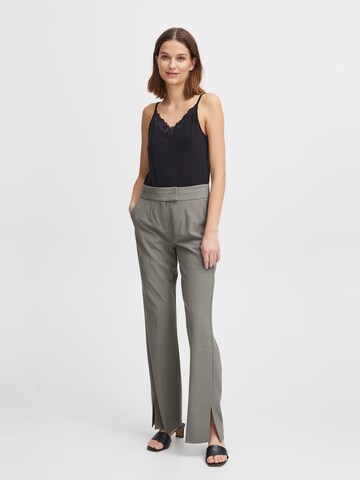 regular Pantaloni con piega frontale 'Danta' di b.young in grigio