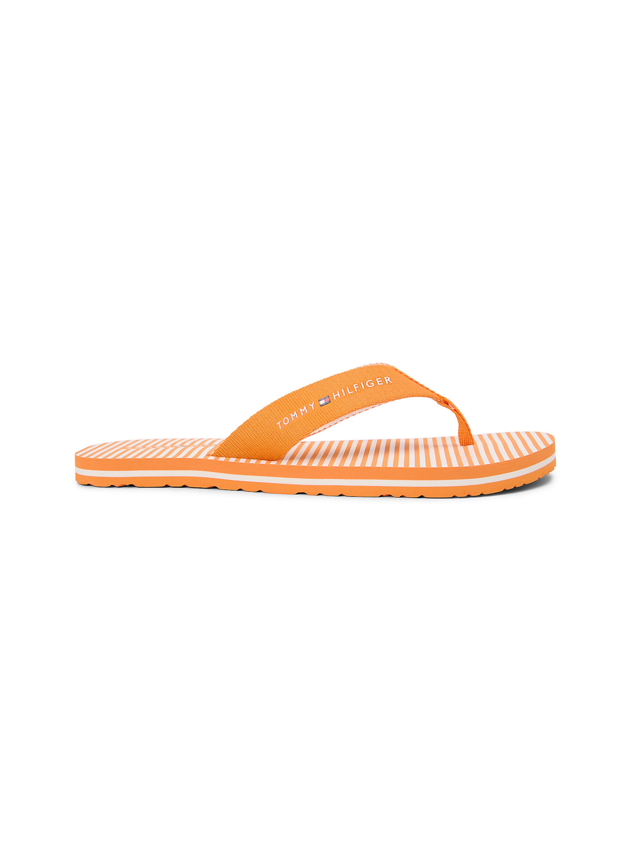 TOMMY HILFIGER Teenslipper 'Ithaca' in Oranje
