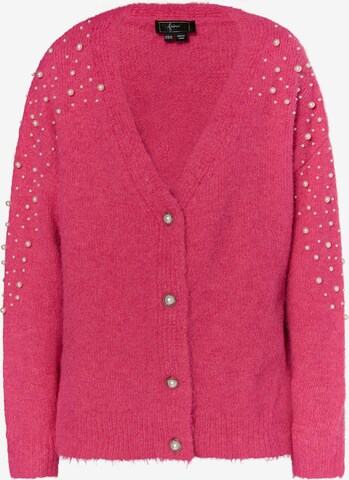 Cardigan faina en rose : devant