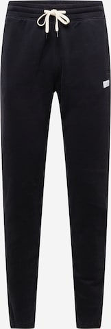 HOLLISTER Tapered Trousers in Black: front