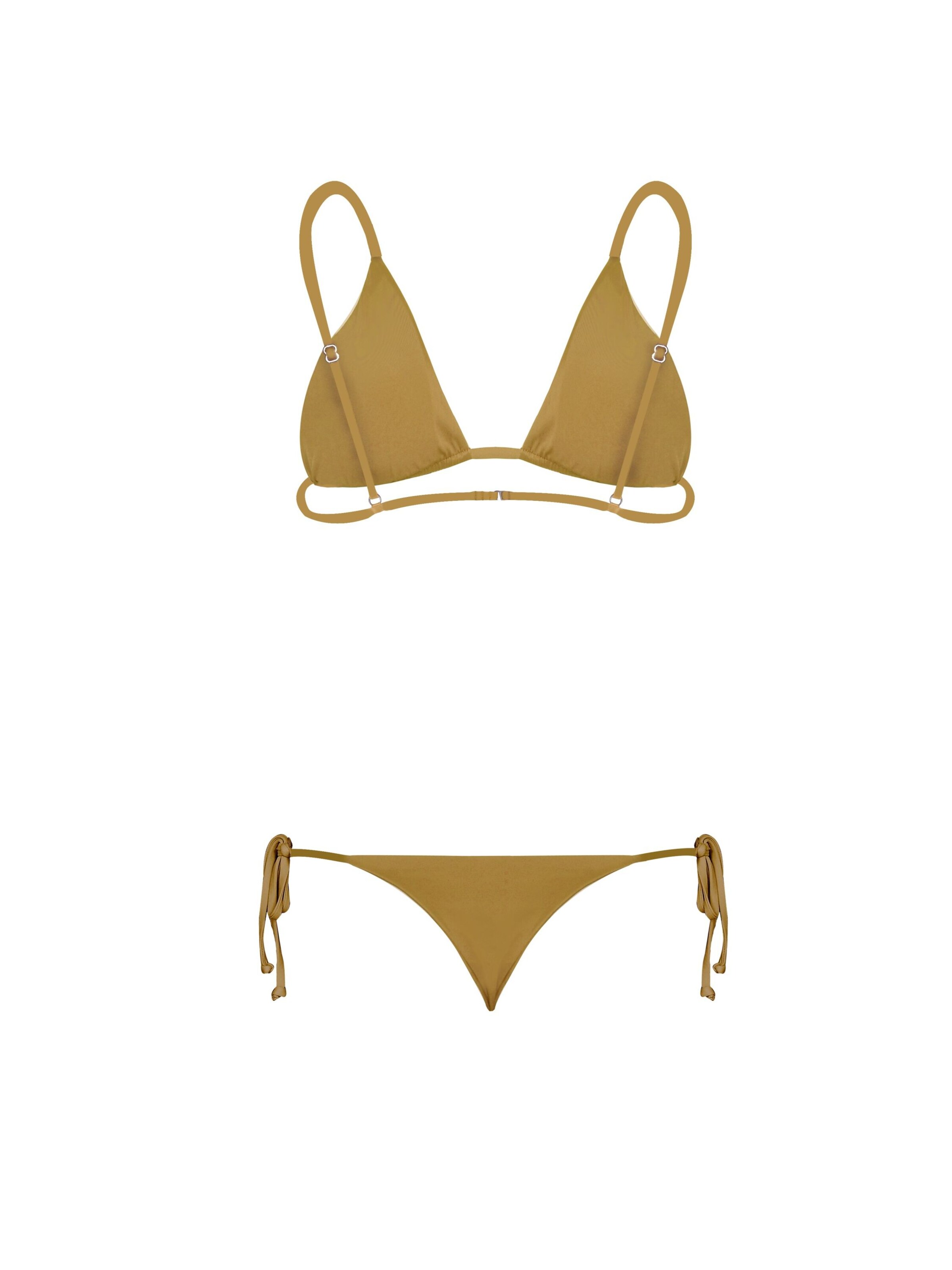 Kadoo Triangel Bikini 'ECONYL® Amber Nectare 2-tlg. Set' in Braun