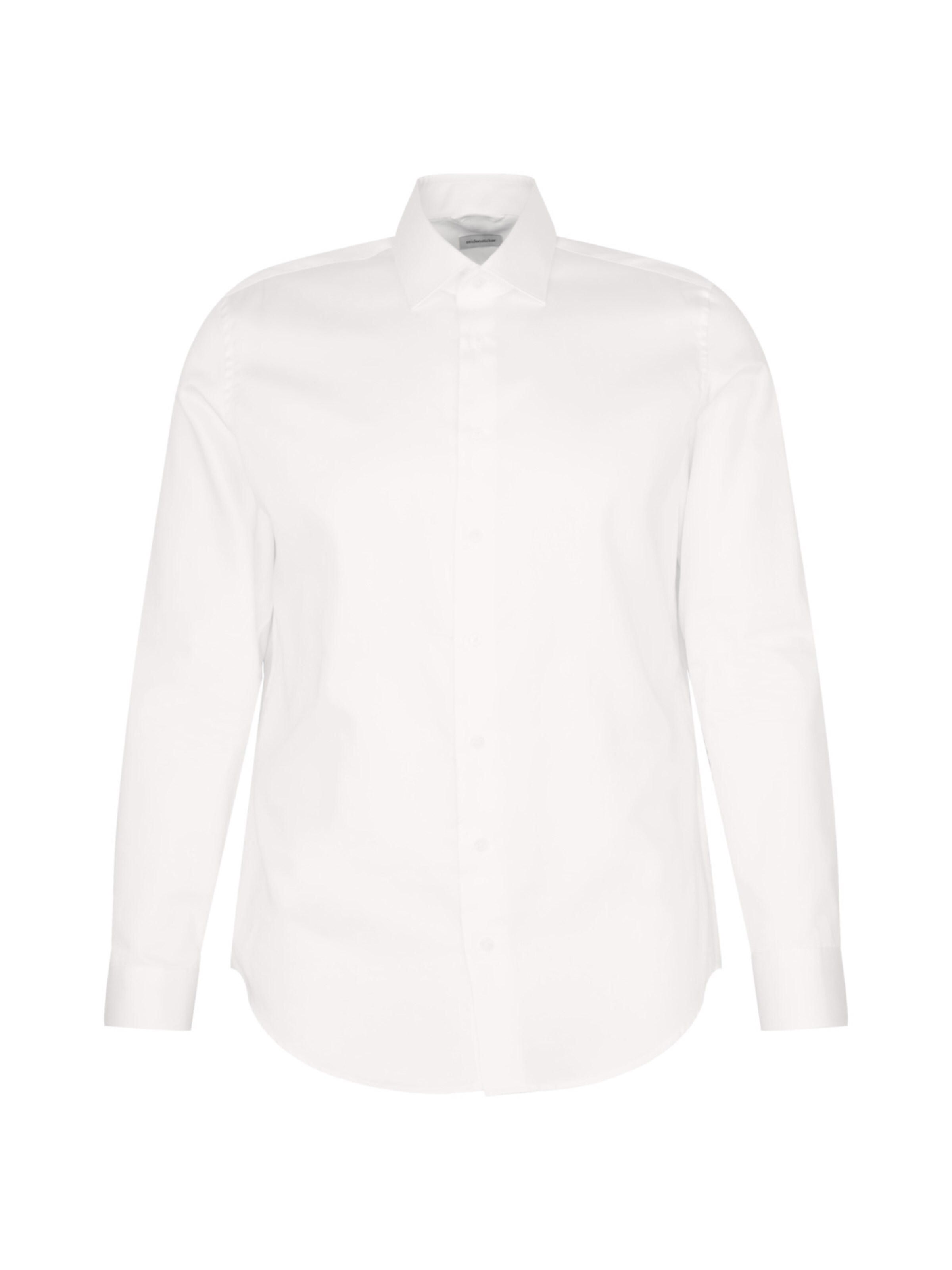 SEIDENSTICKER Zakelijk overhemd in Wit: voorkant