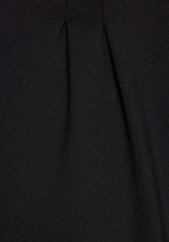 H.I.S Wide leg Pleat-Front Pants in Black