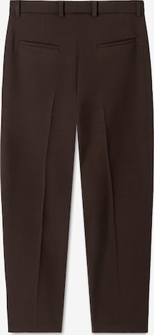 Cambio Regular Bundfaltenhose in Braun: Vorderseite