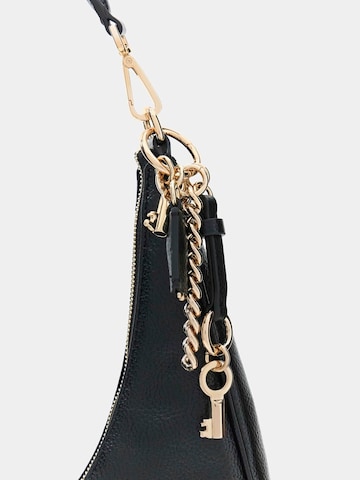 GUESS Schultertasche 'Brooke' in Schwarz
