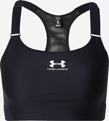 UNDER ARMOURBustier Sportski grudnjak - crna boja: prednji dio
