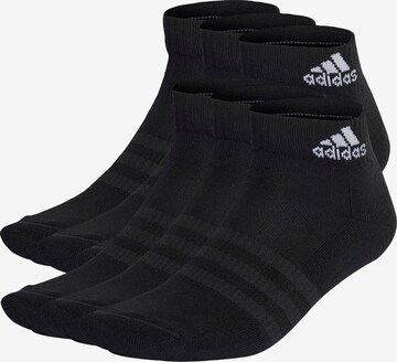 ADIDAS SPORTSWEAR - Meias de desporto 'Cushioned  ' em preto