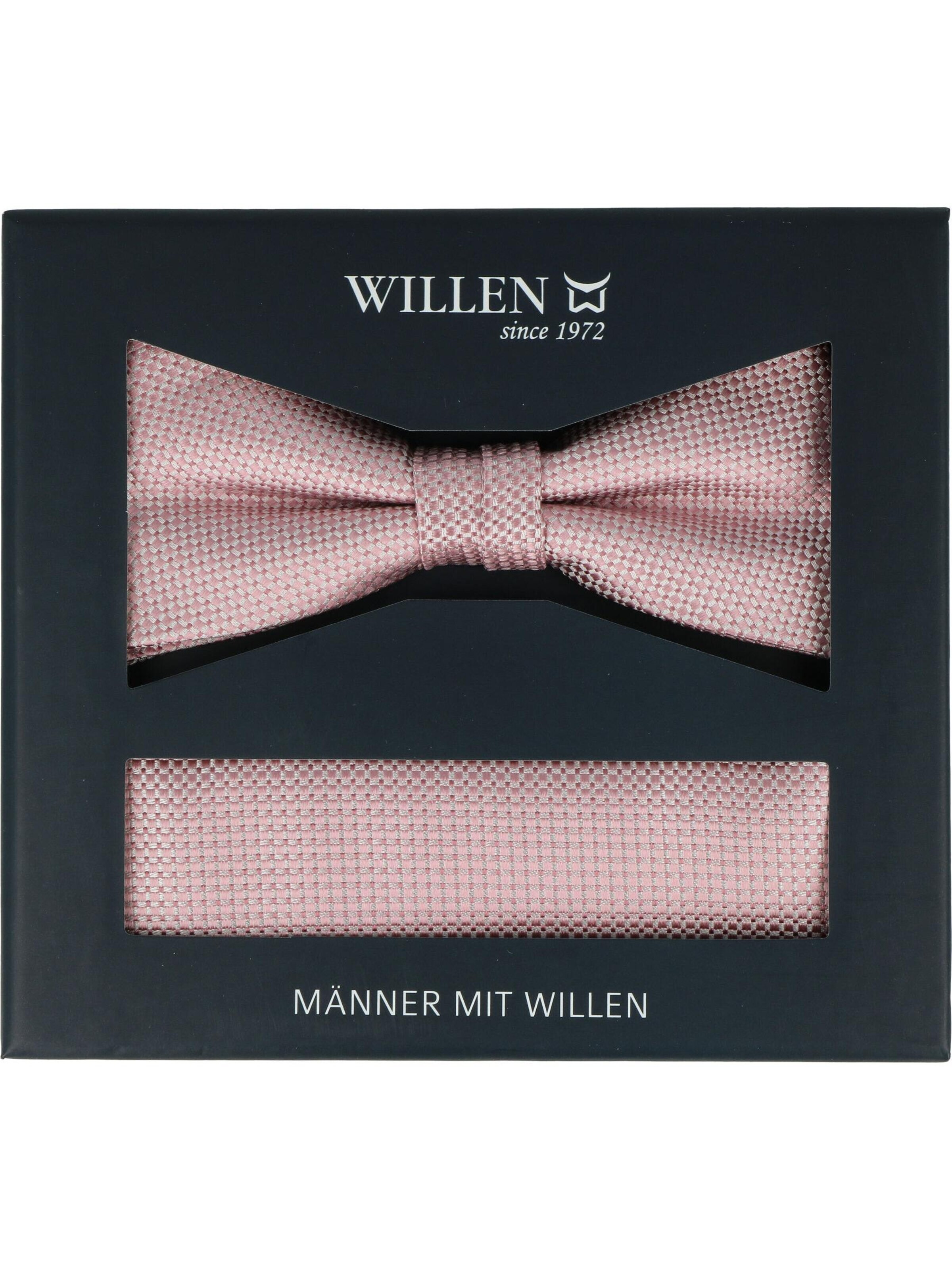 WILLEN Bow Tie 'Pastell Uninah' in Pink